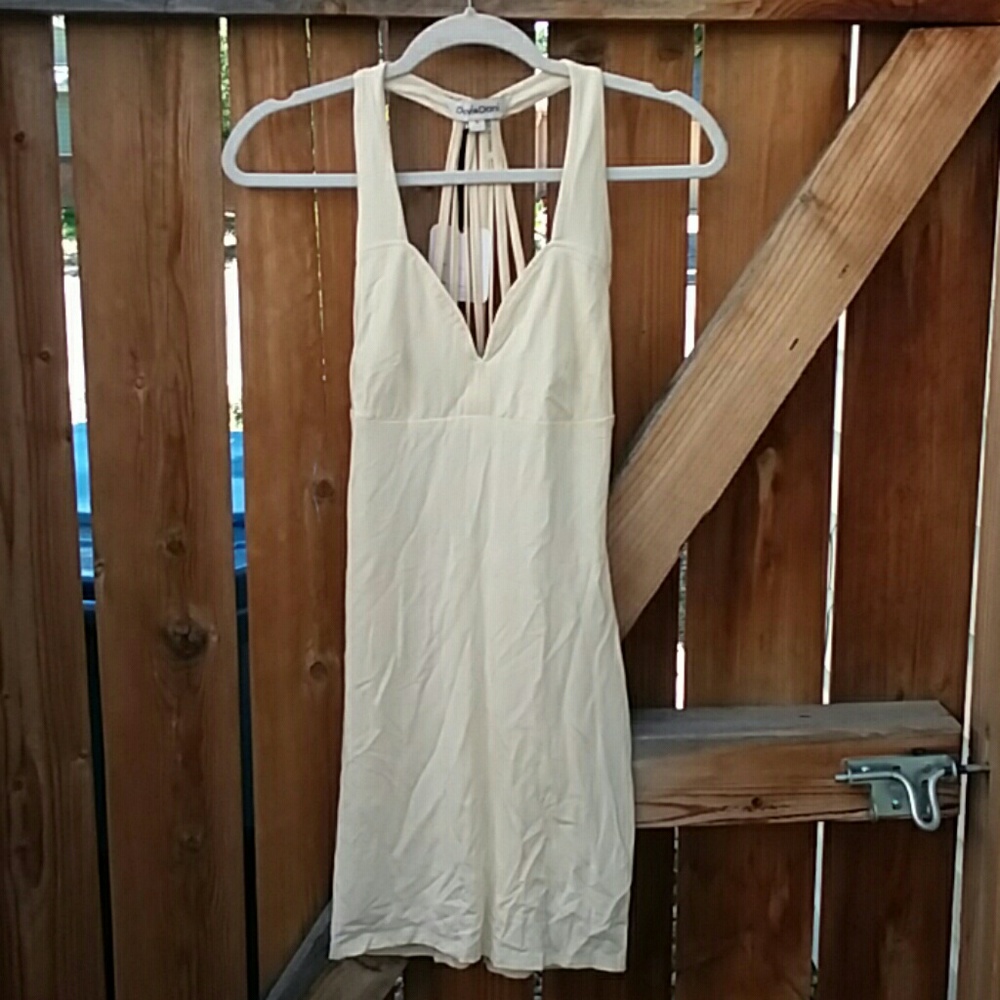 Nwt davi and Dani cream short dress small